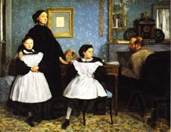 Edgar Degas Family Portrait(or the Bellelli Family) Norge oil painting art